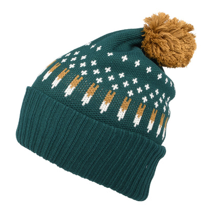 Patagonia Hats Snowfall Powder Town Bobble Hat - Dark Green