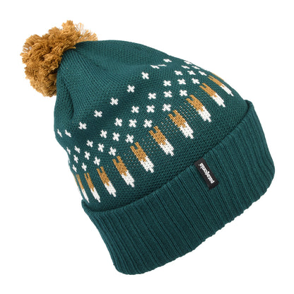 Patagonia Hats Snowfall Powder Town Bobble Hat - Dark Green