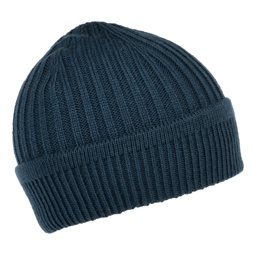 Timberland Hats Solid Rib Beanie Hat - Blue