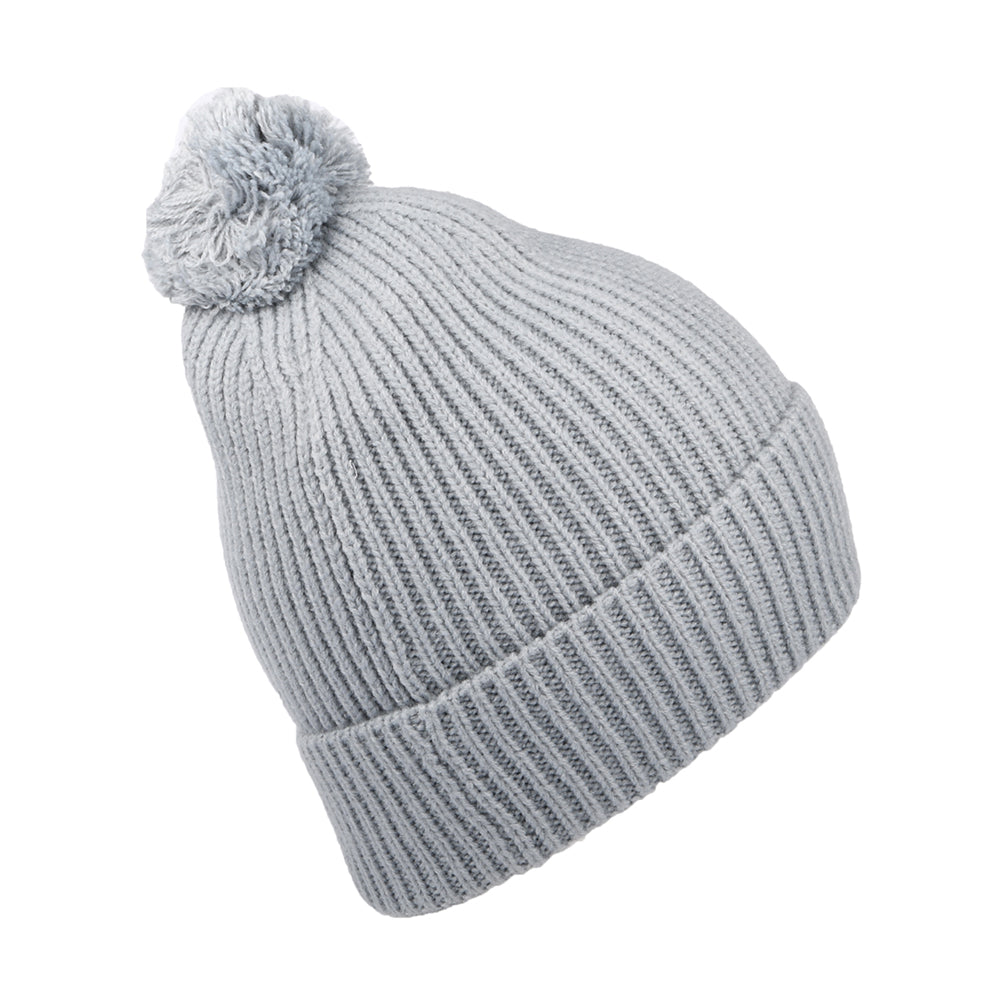 The North Face Hats Logo Box Pom Bobble Hat - Grey