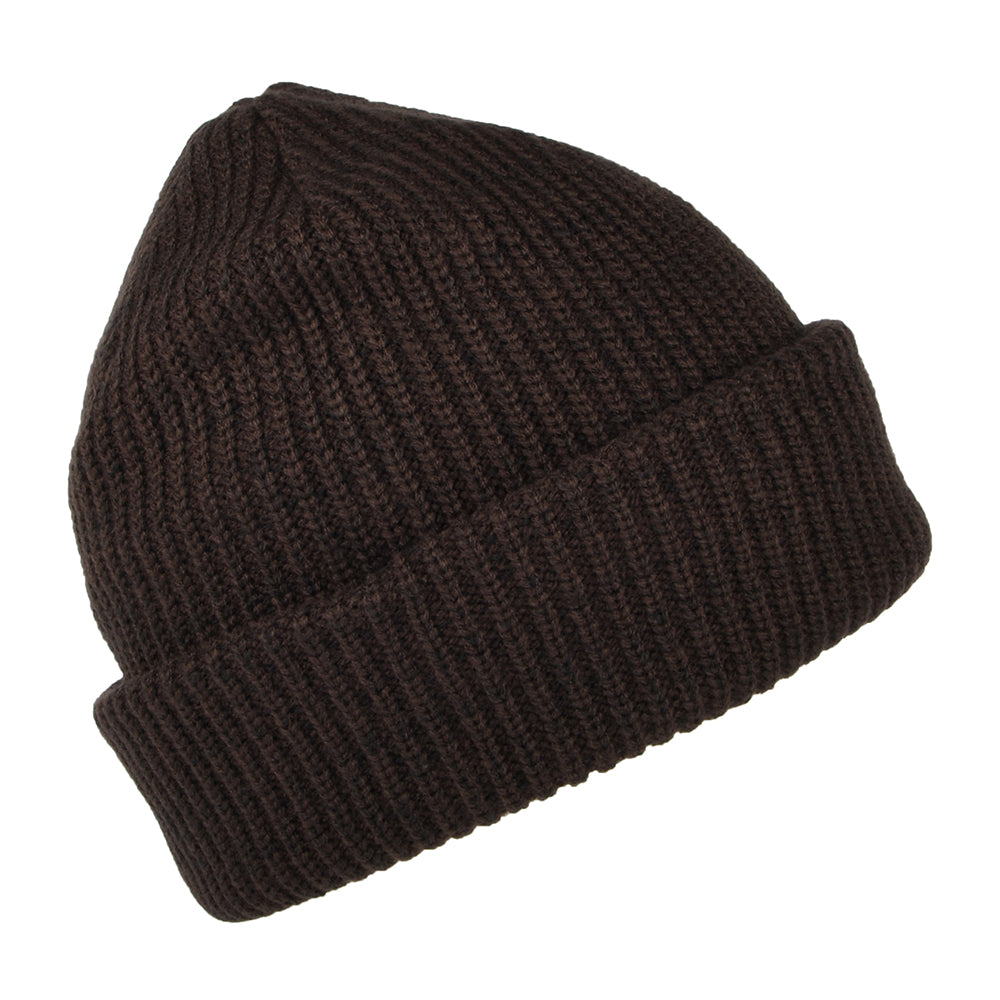 The North Face Hats Salty Dog Logo Badge Beanie Hat - Dark Brown