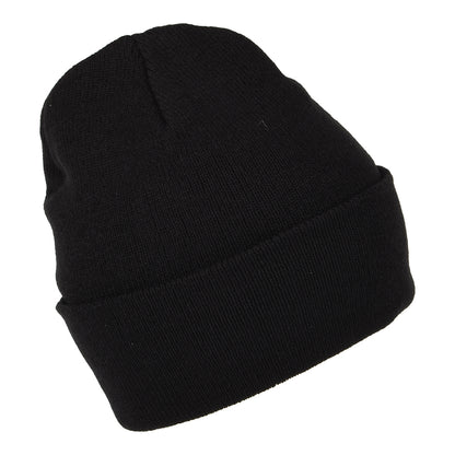 NASA Cuffed Knit Beanie Hat - Black