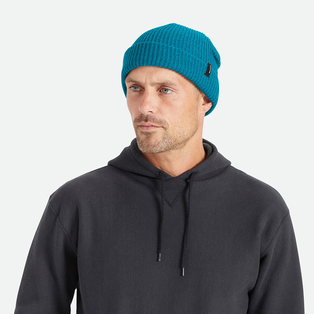 Brixton Hats Heist Cuffed Beanie Hat - Sea Blue