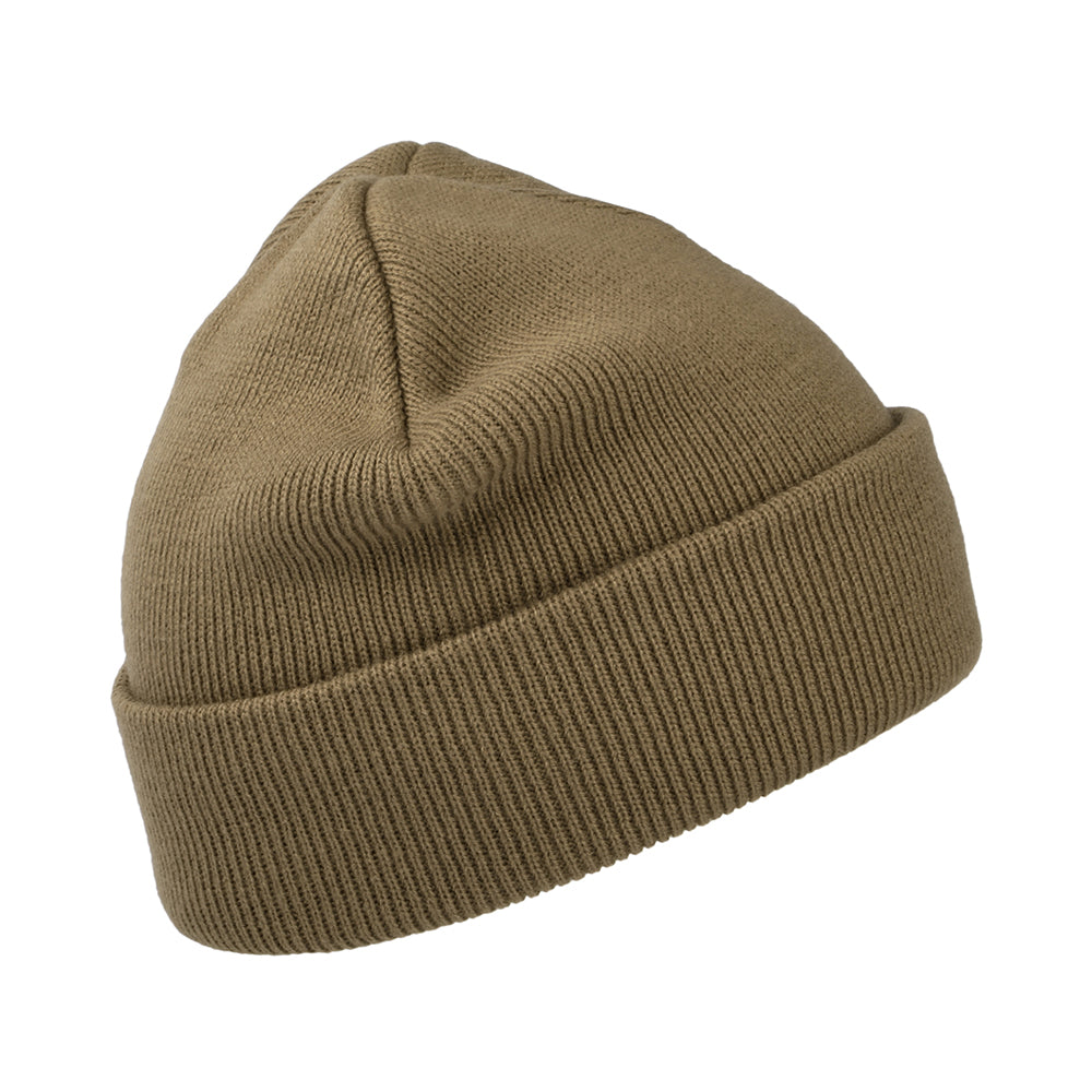 Carhartt WIP Hats Stratus Short Watch Beanie Hat - Light Brown