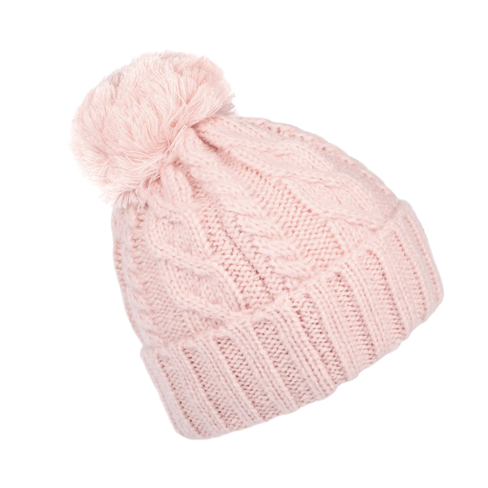 New Balance Hats Lux Knit Pom Bobble Hat - Rose