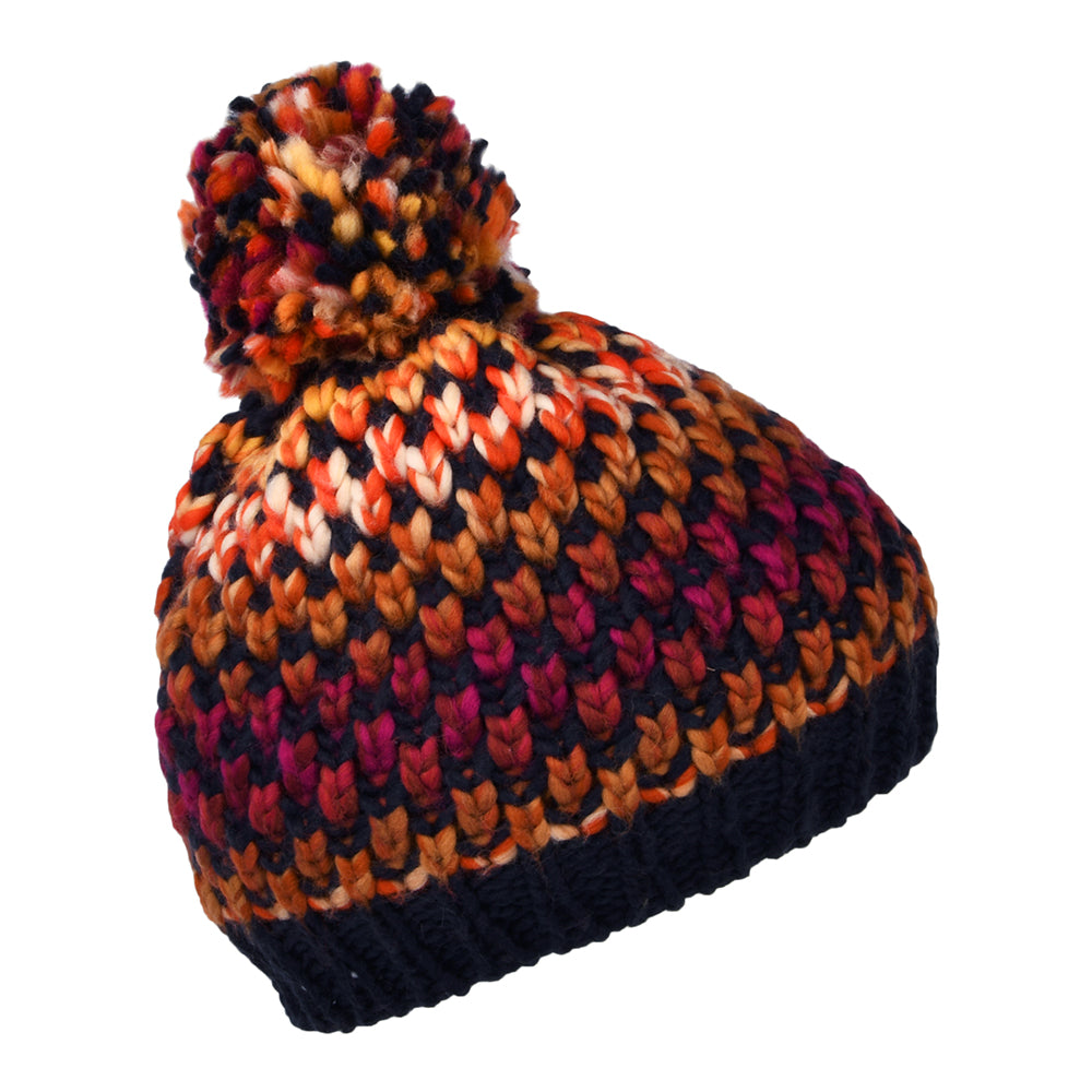 Barts Hats Nicole Space-Dyed Bobble Hat - Burgundy