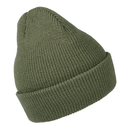 Barts Hats Portash Fox Cuffed Beanie Hat - Army Green