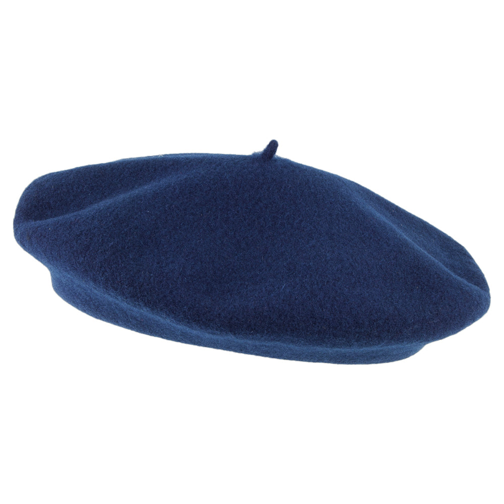 Héritage par Laulhère Kids Petit Basque Merino Wool Beret - Navy Blue