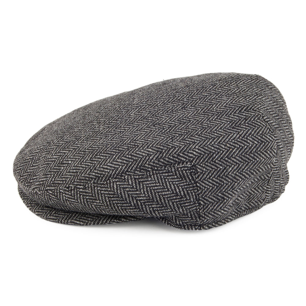 Jaxon & James Kids Herringbone Flat Cap - Grey