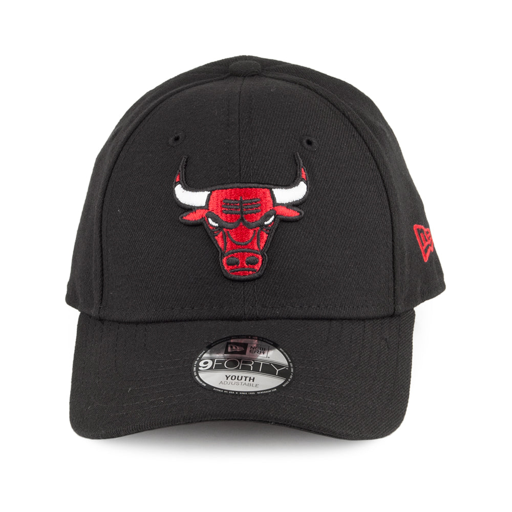 New Era Kids 9FORTY Chicago Bulls Baseball Cap - NBA The League - Black