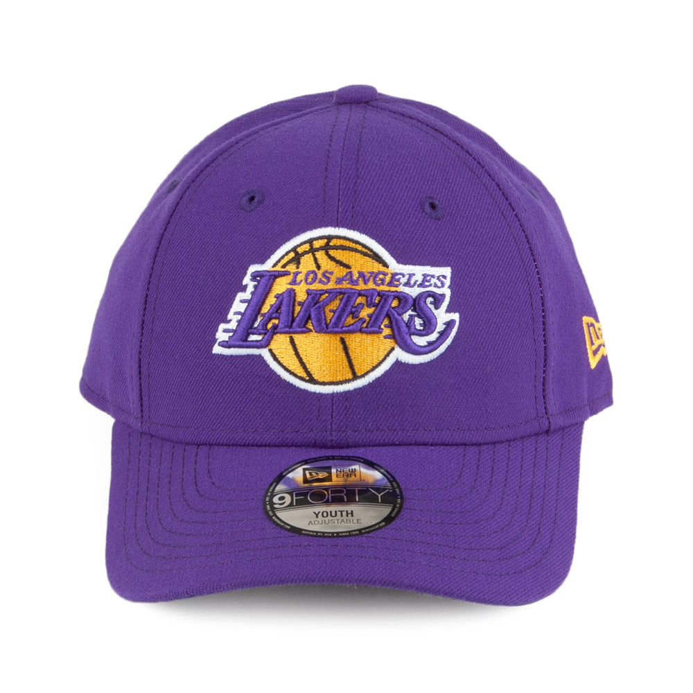 New Era Kids 9FORTY L.A. Lakers Baseball Cap - NBA The League - Purple