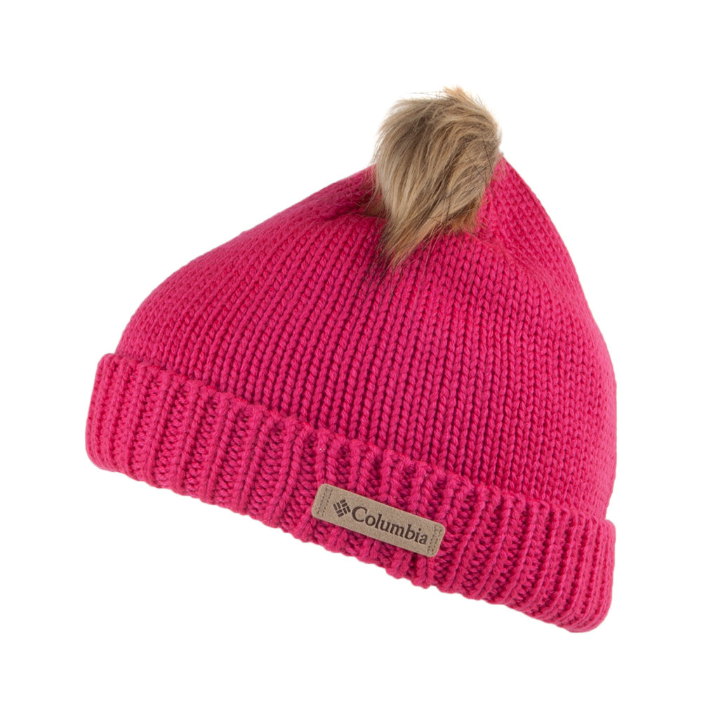 Columbia Hats Kids Snow Problem Double Bobble Hat - Pink