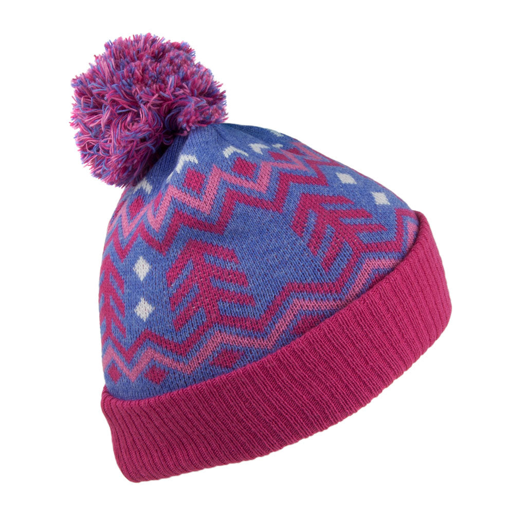 Sunday Afternoons Hats Kids Jupiter Bobble Hat - Pink-Purple