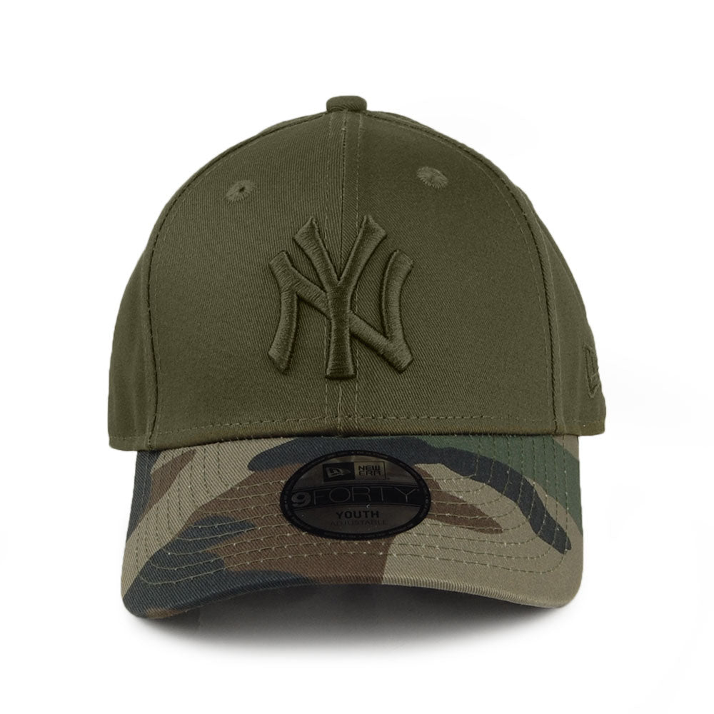 New Era Kids 9FORTY New York Yankees Baseball Cap - Kids Camo - Camouflage