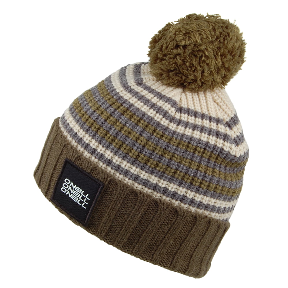 Oneill Hats Kids Lines Bobble Hat - Green-Cream – Village Hats