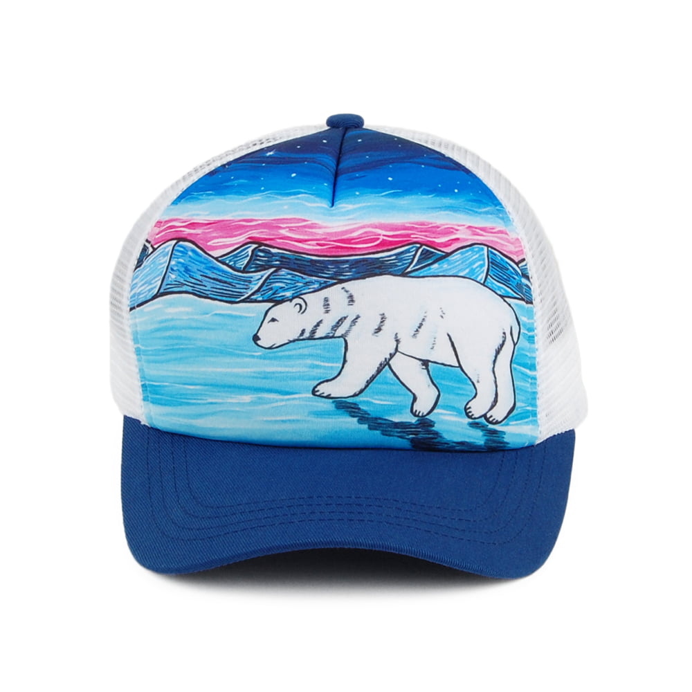 Sunday Afternoons Hats Kids Artist Series Polar Bear Trucker Cap - Navy Multi