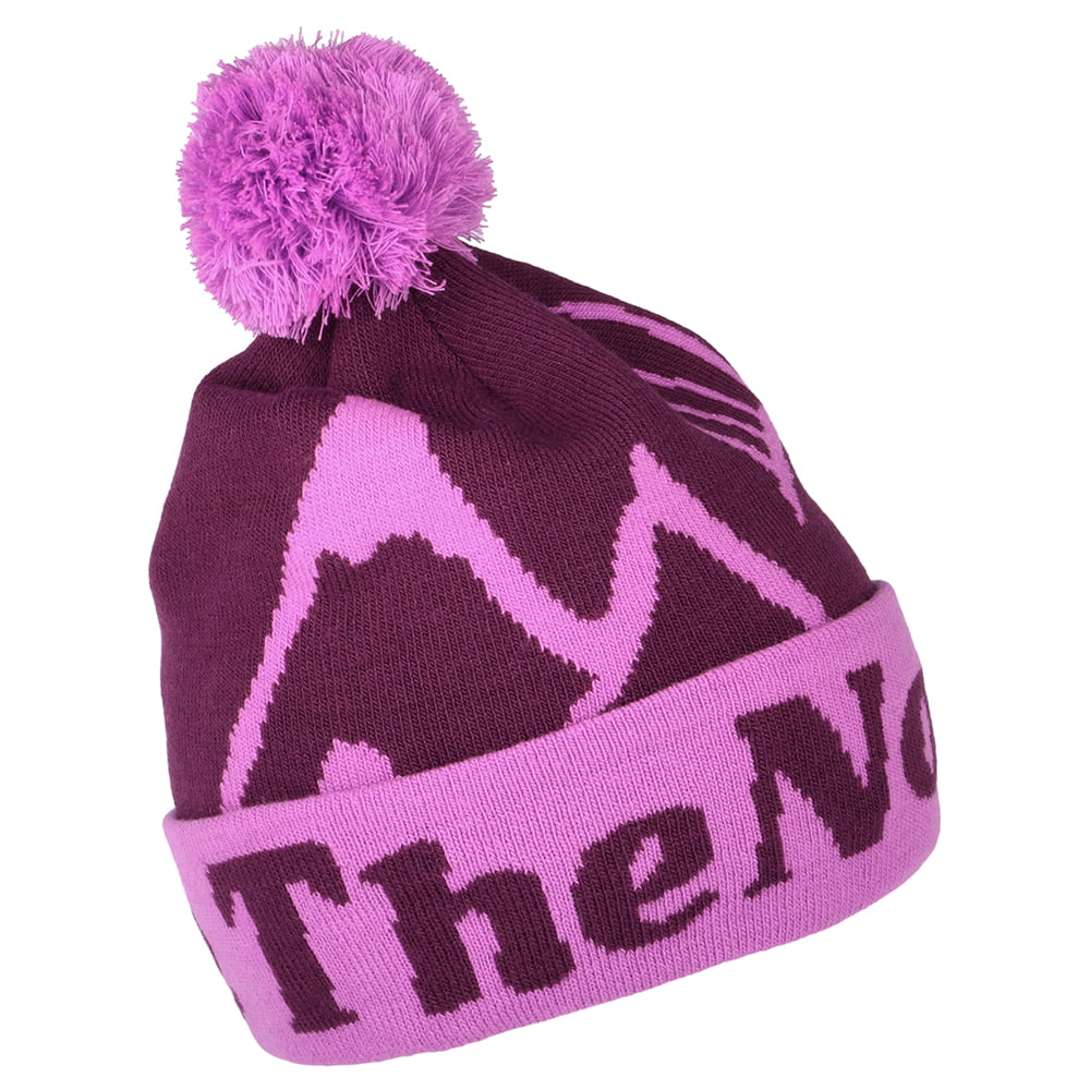 The North Face Hats Kids Ski Tuke Bobble Hat - Purple