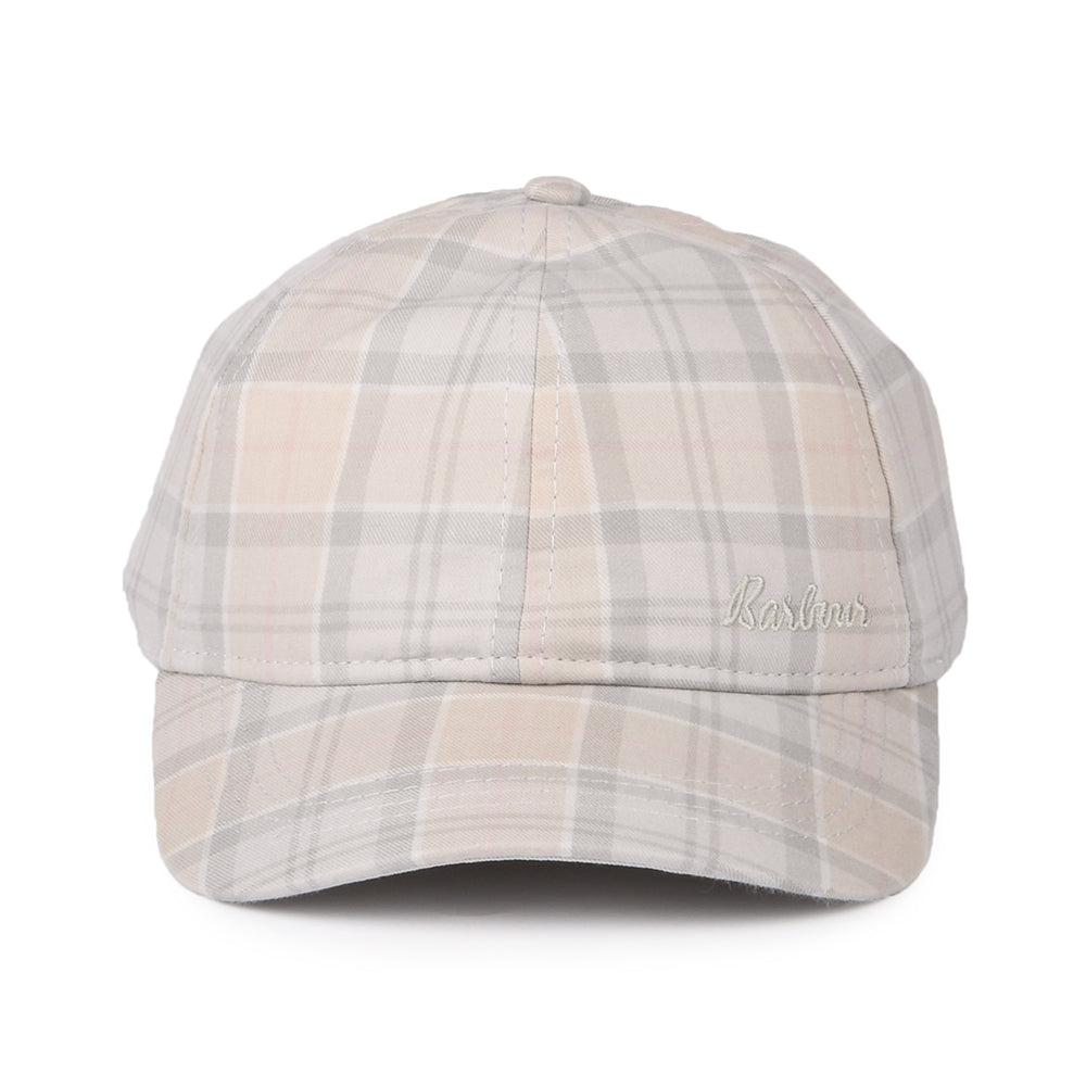 Barbour Hats Kids Alba Tartan Cotton Baseball Cap - Beige-Multi