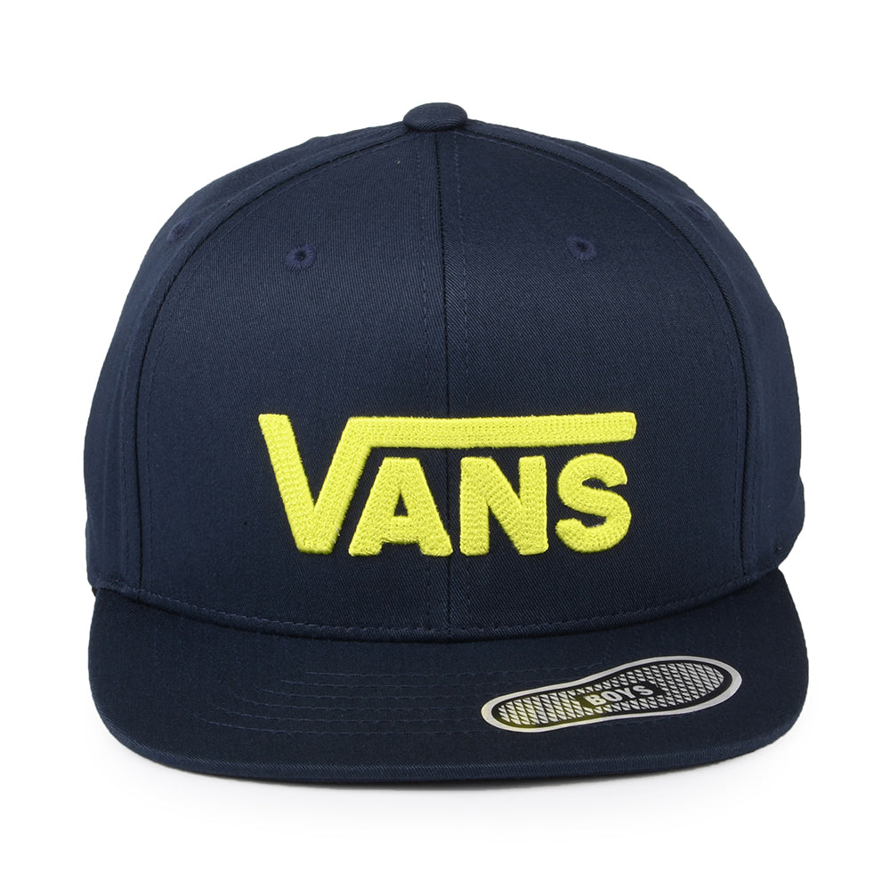 Vans Hats Kids Drop V II Snapback Cap - Navy-Neon Yellow