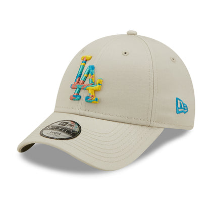 New Era Kids 9FORTY L.A. Dodgers Baseball Cap - MLB Camo Infill - Stone