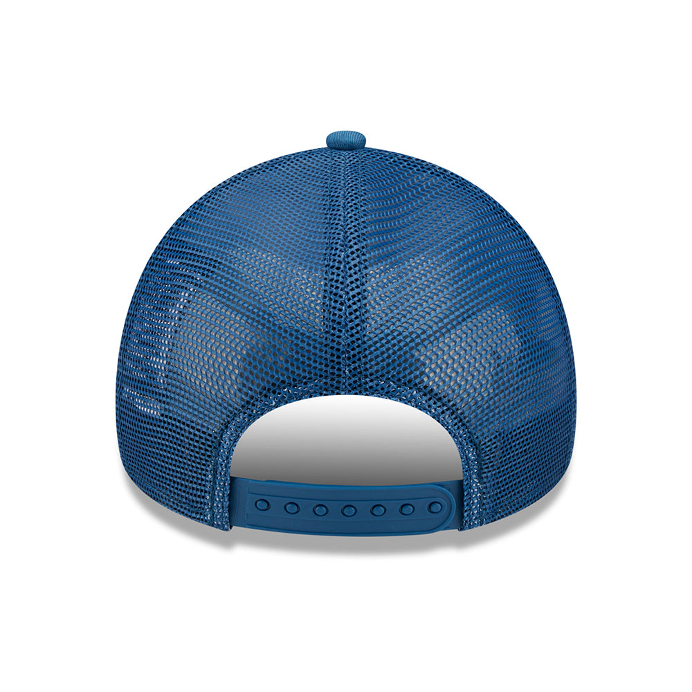 New Era Kids 9FORTY L.A. Dodgers A-Frame Trucker Cap - MLB Tonal Mesh - Blue