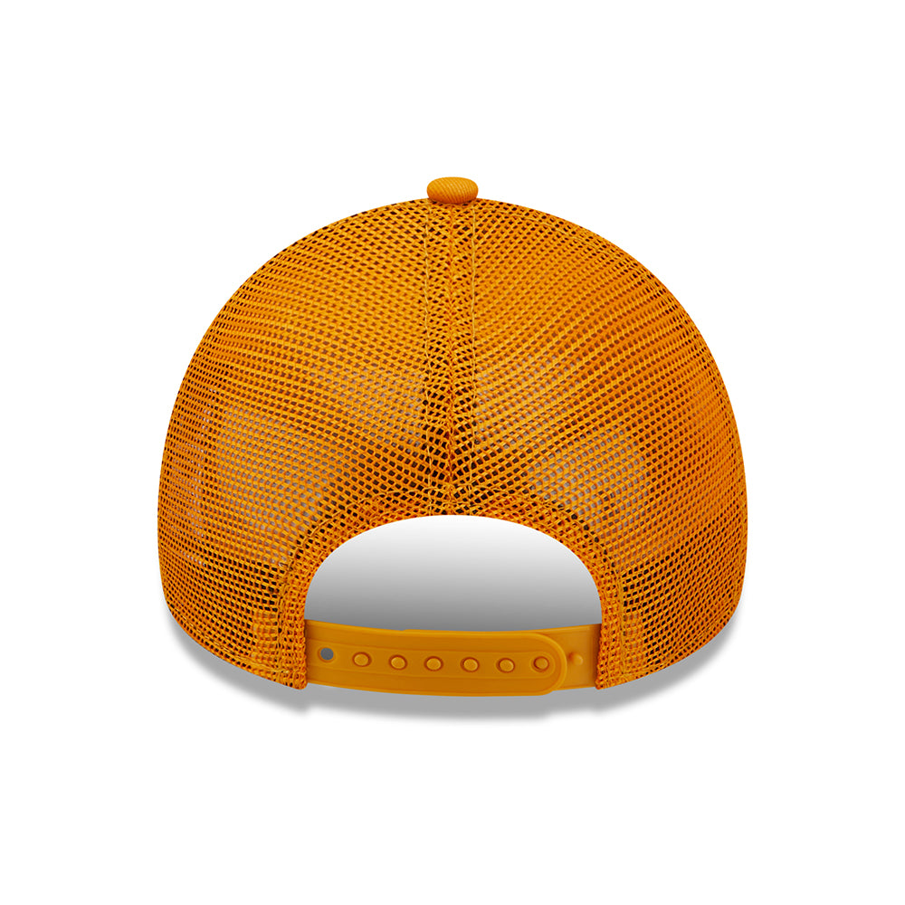 New Era Kids 9FORTY New York Yankees A-Frame Trucker Cap - MLB Tonal Mesh - Orange