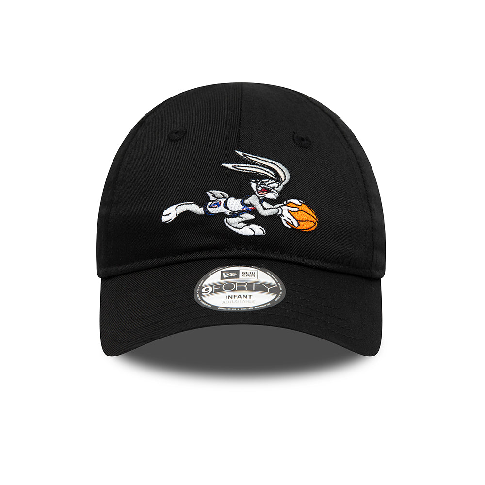 New Era Baby 9FORTY Bugs Bunny Baseball Cap - Looney Tunes Character - Black