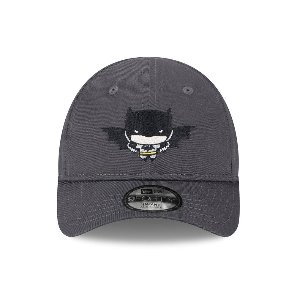 New Era Baby 9FORTY Batman Baseball Cap - Chibi DC Comics - Graphite