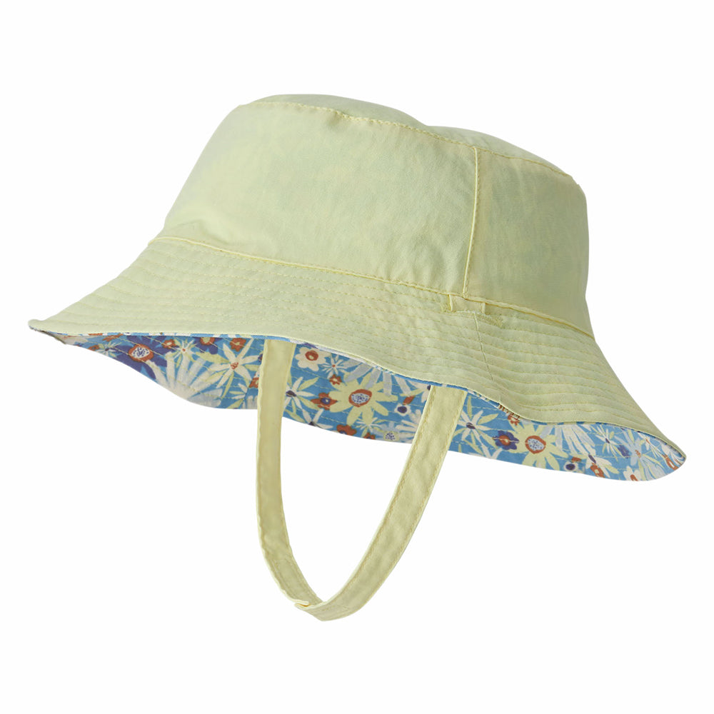 Patagonia Hats Baby Primavera Reversible Sun Bucket Hat - Yellow-Blue