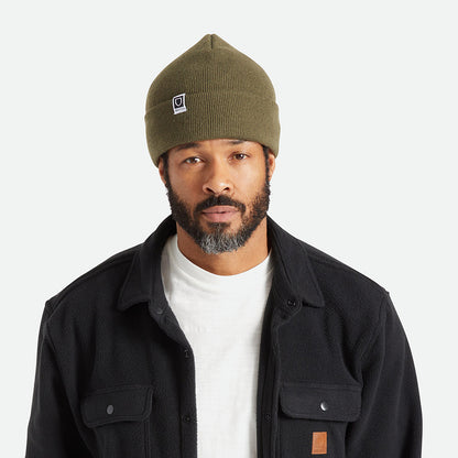 Brixton Hats Harbor Beta Beanie Hat - Olive