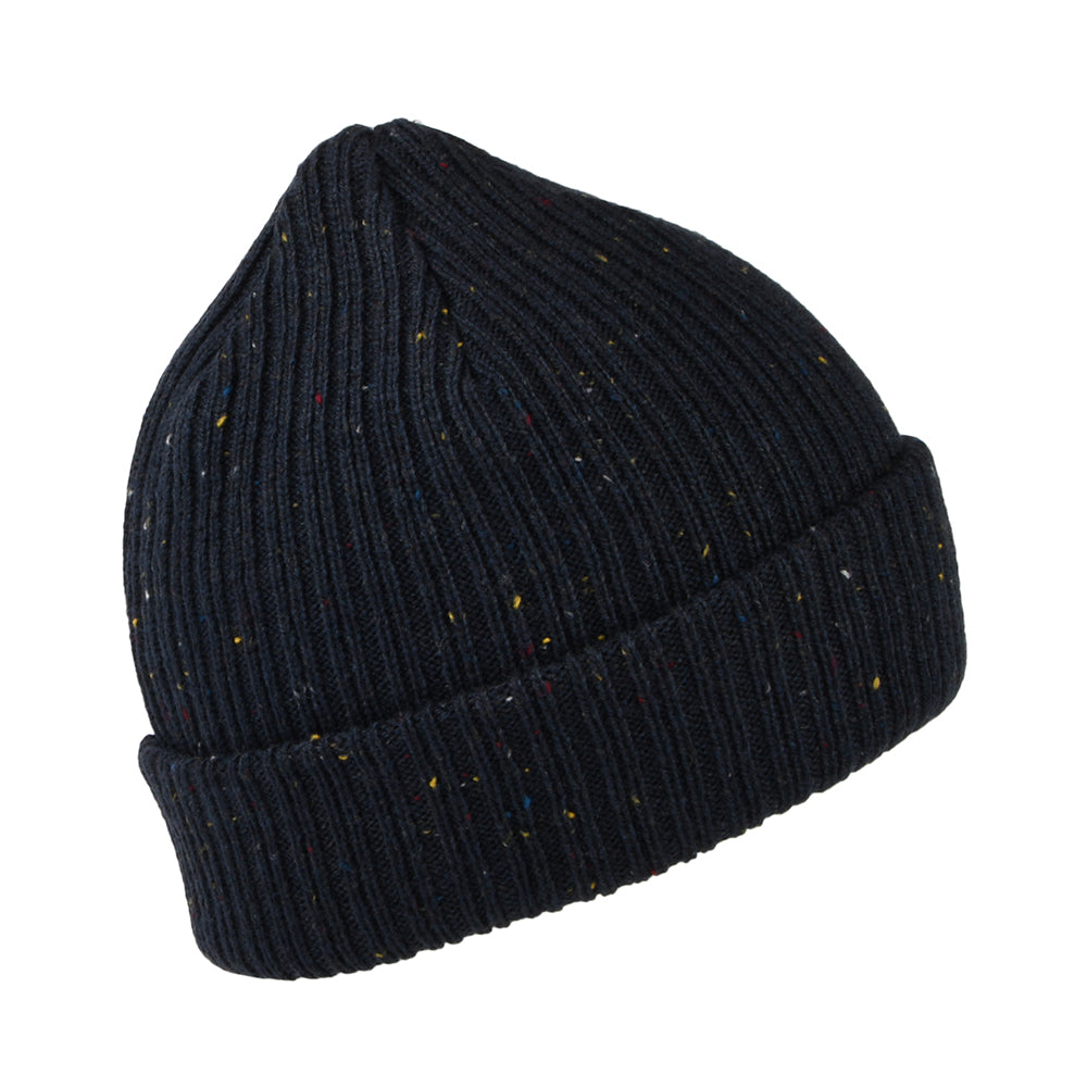 Billabong Hats Arcade Flecked Cuffed Beanie Hat - Navy Blue