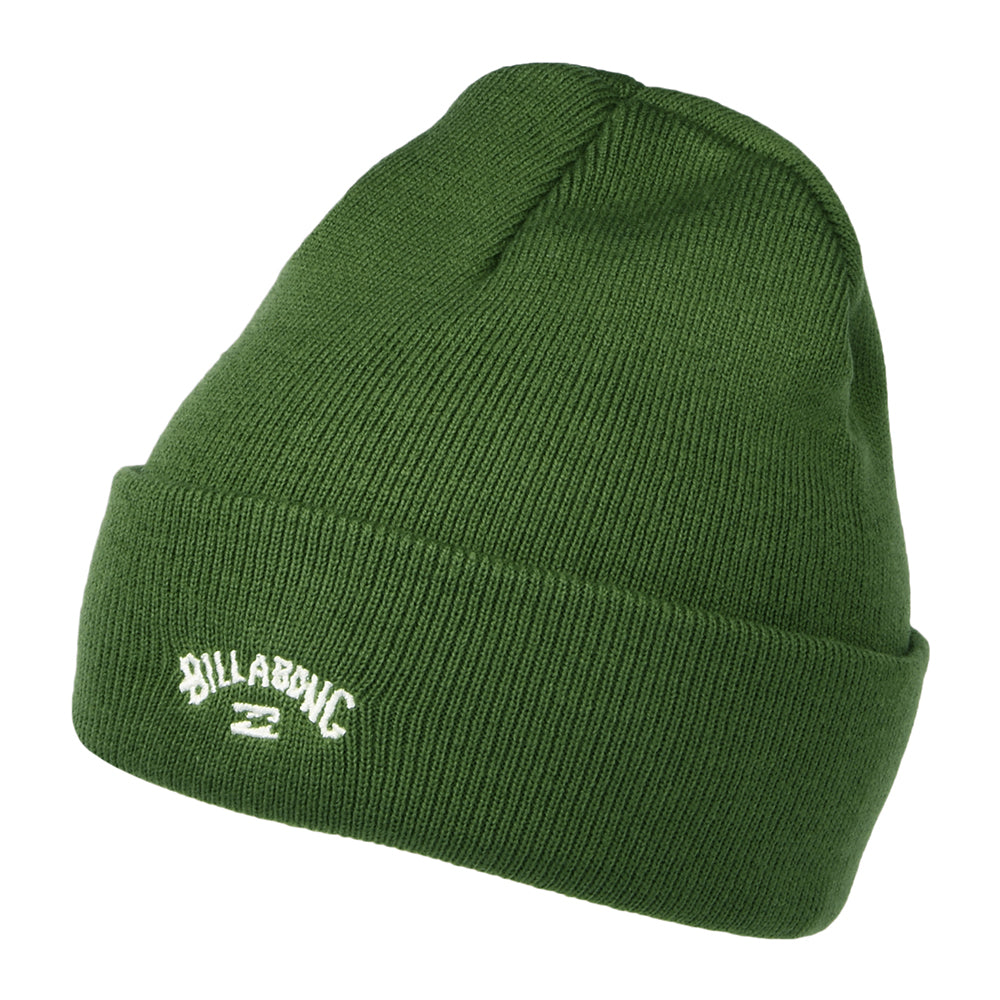 Billabong Hats Arch Cuffed Beanie Hat - Olive – Village Hats