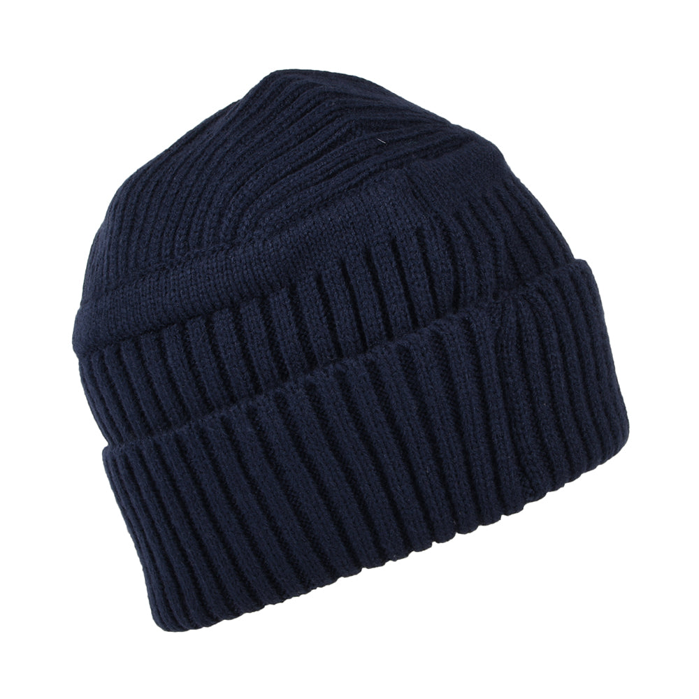 Timberland Hats Gulf Beach Ribbed Beanie Hat - Navy Blue