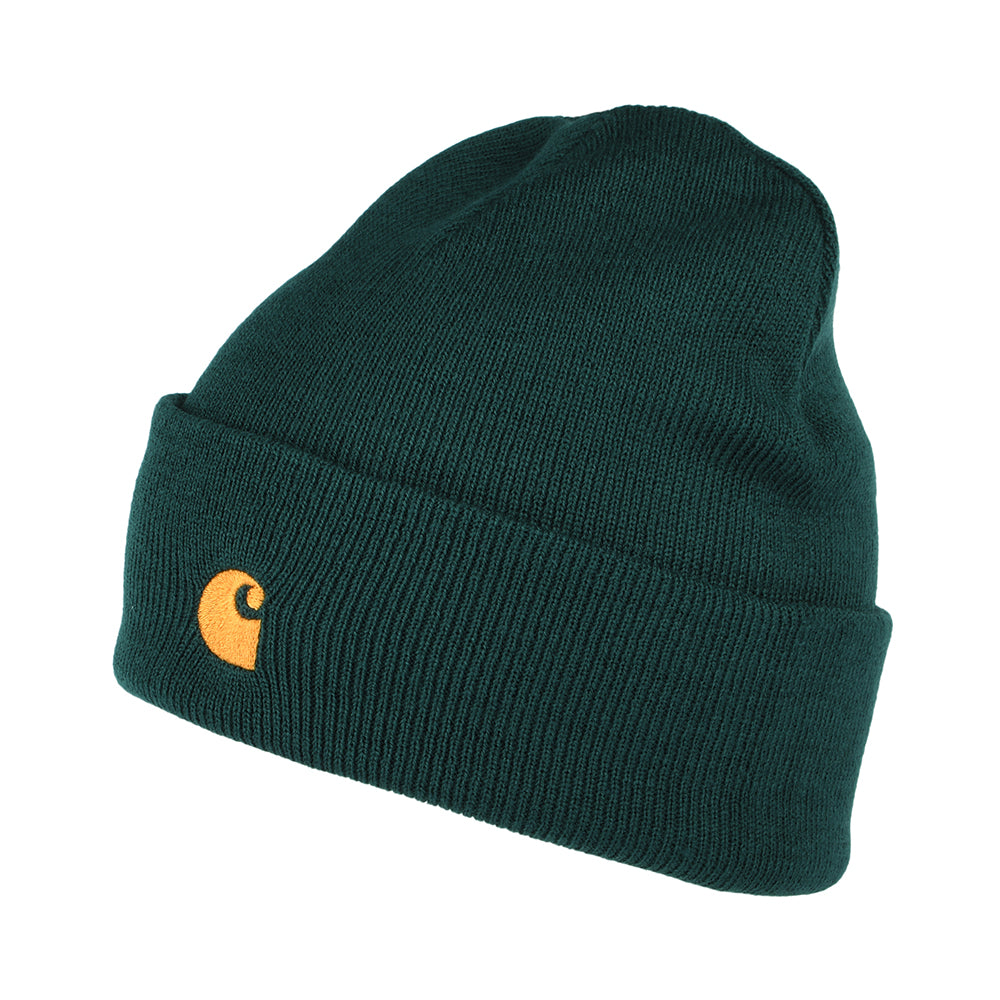 Carhartt WIP Hats Chase Cuffed Beanie Hat - Cypress