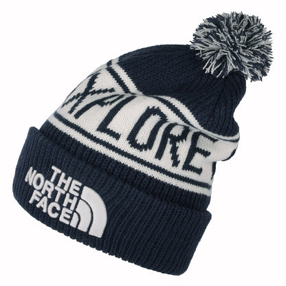 The North Face Hats Retro TNF Pom Bobble Hat - Navy-Grey