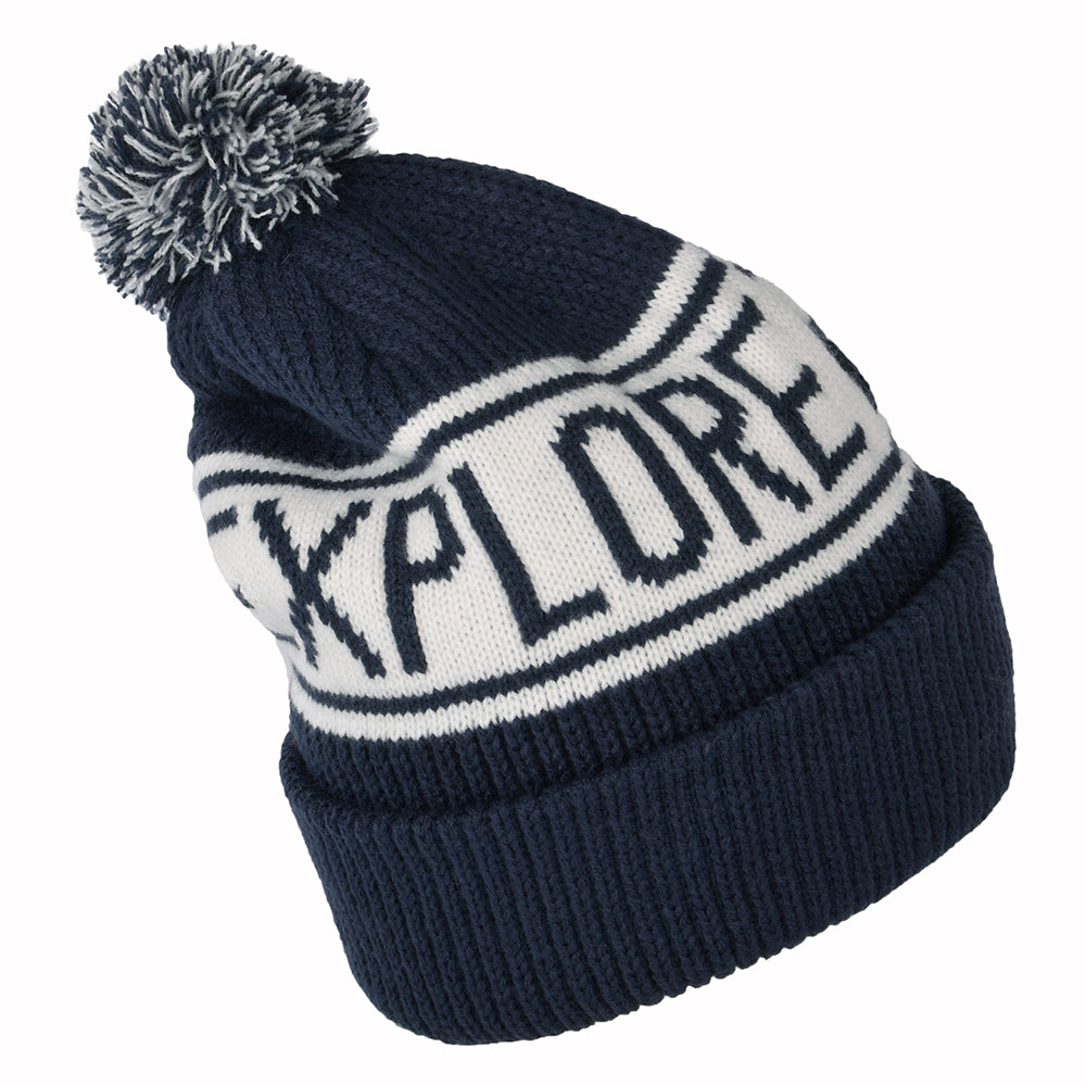 The North Face Hats Retro TNF Pom Bobble Hat - Navy-Grey