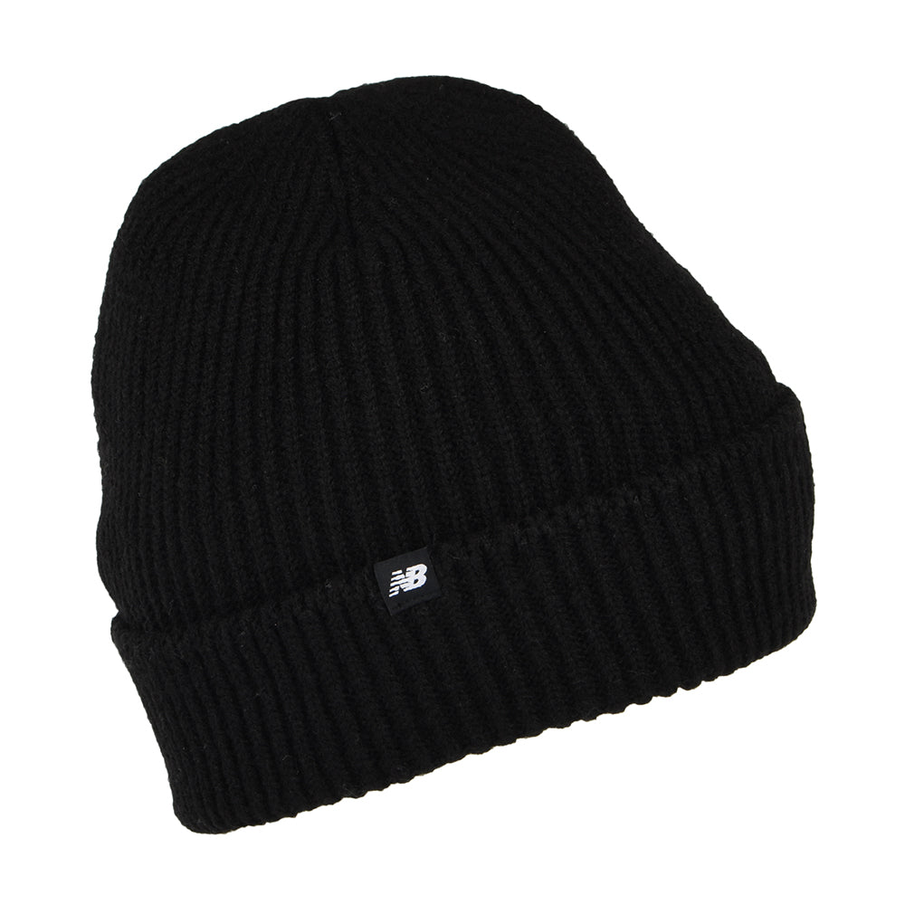 New Balance Hats Watchman Block N Fisherman Beanie Hat - Black