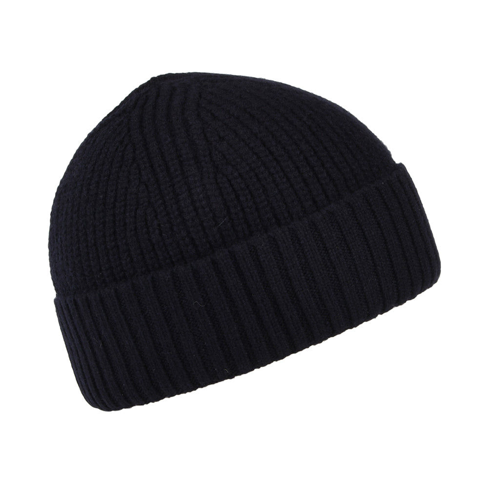 Armor Lux Miki Heritage Wool Fisherman Beanie Hat - Navy Blue