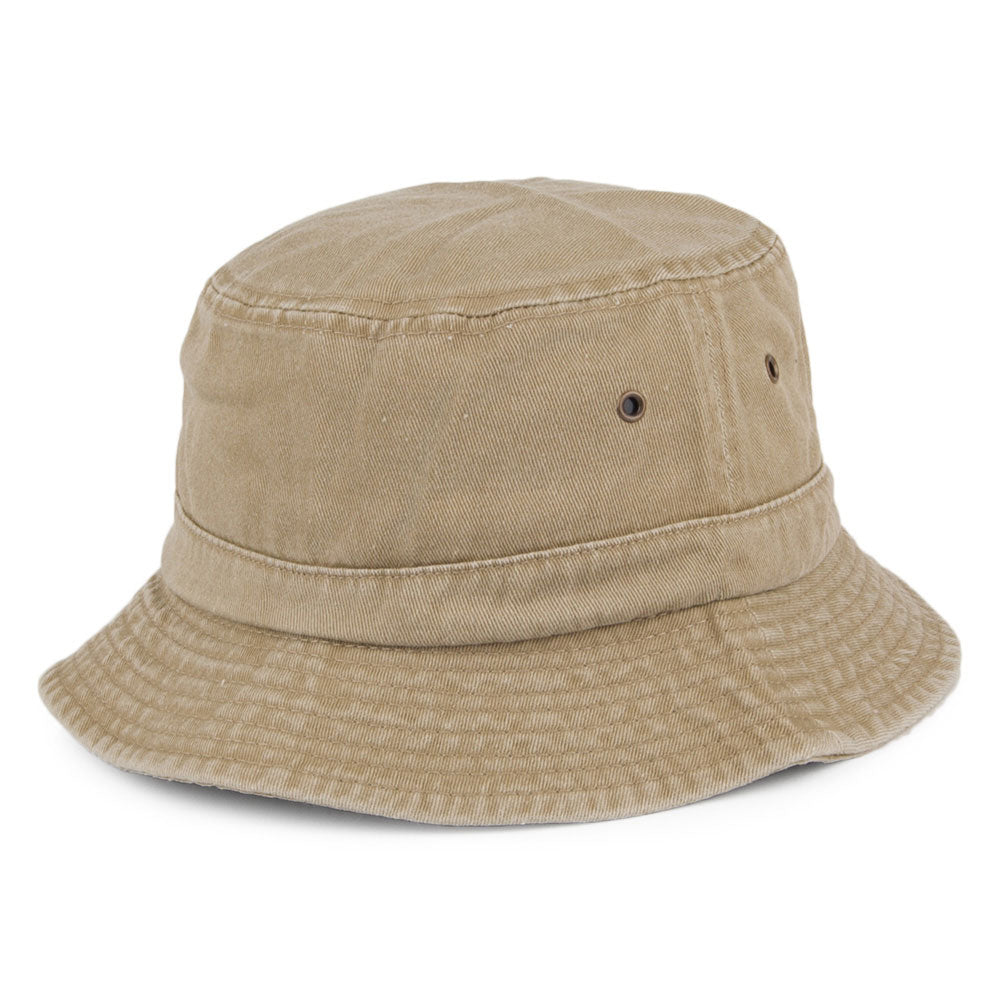 Packable Cotton Bucket Hat - Khaki - Wholesale Pack – Village Hats