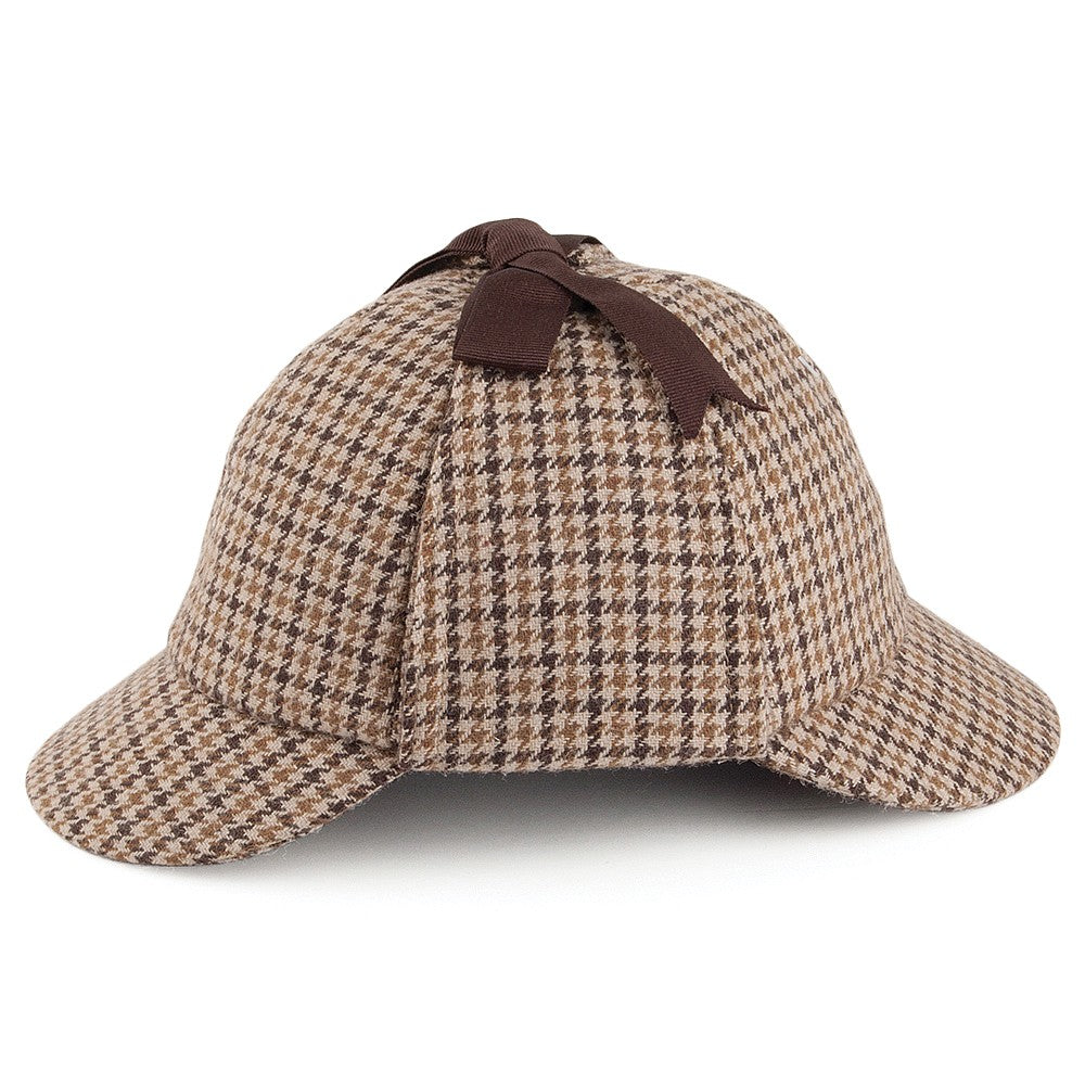 Jaxon & James Houndstooth Sherlock Holmes Hat Wholesale Pack