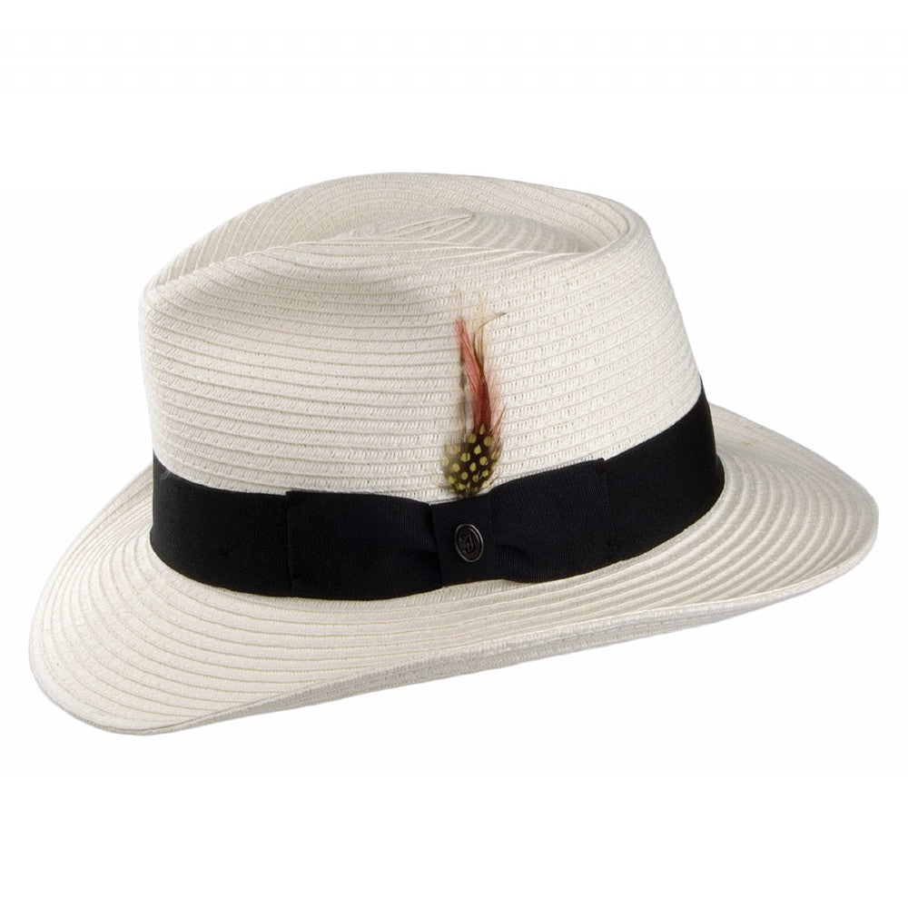 Jaxon & James Summer C-Crown Fedora Ivory Wholesale Pack