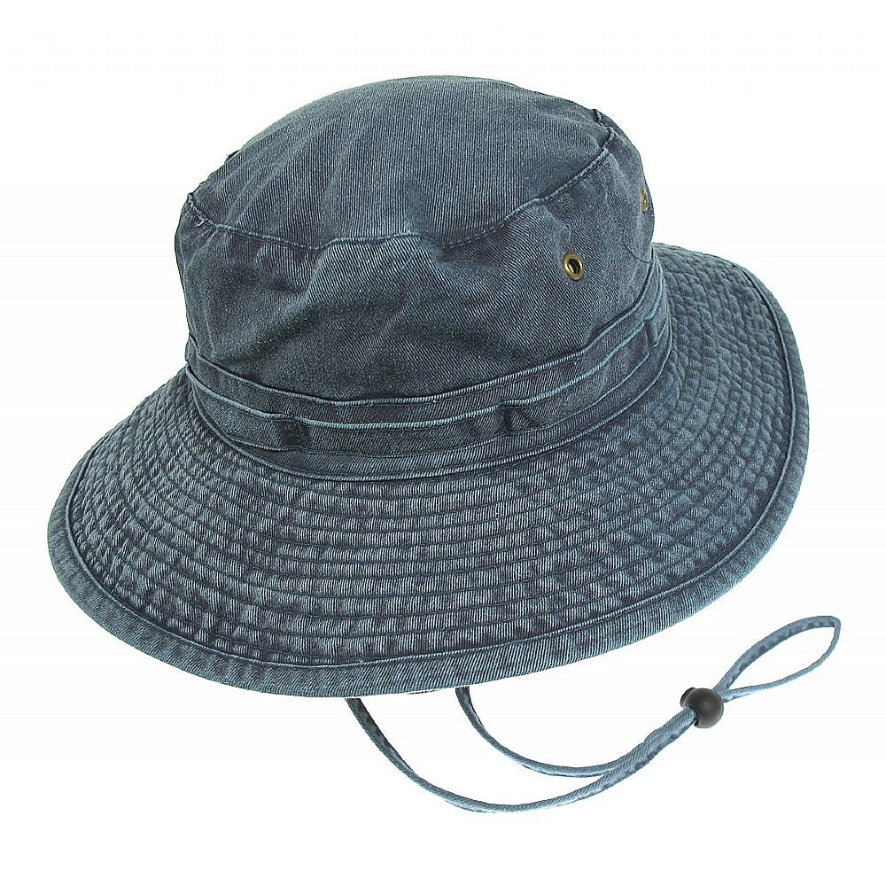 Packable Cotton Boonie Hat - Navy - Wholesale Pack – Village Hats