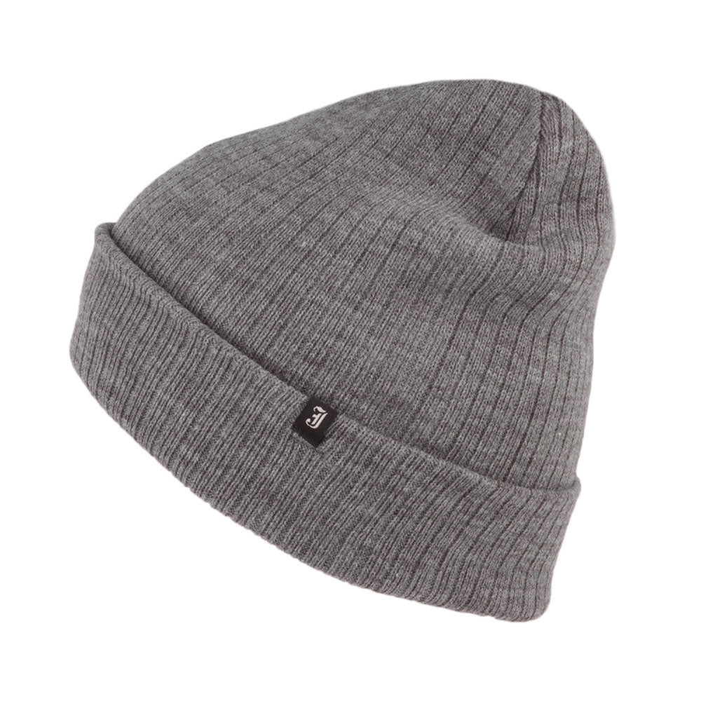 Jaxon & James Oversized Ribknit Beanie Hat - Grey Wholesale