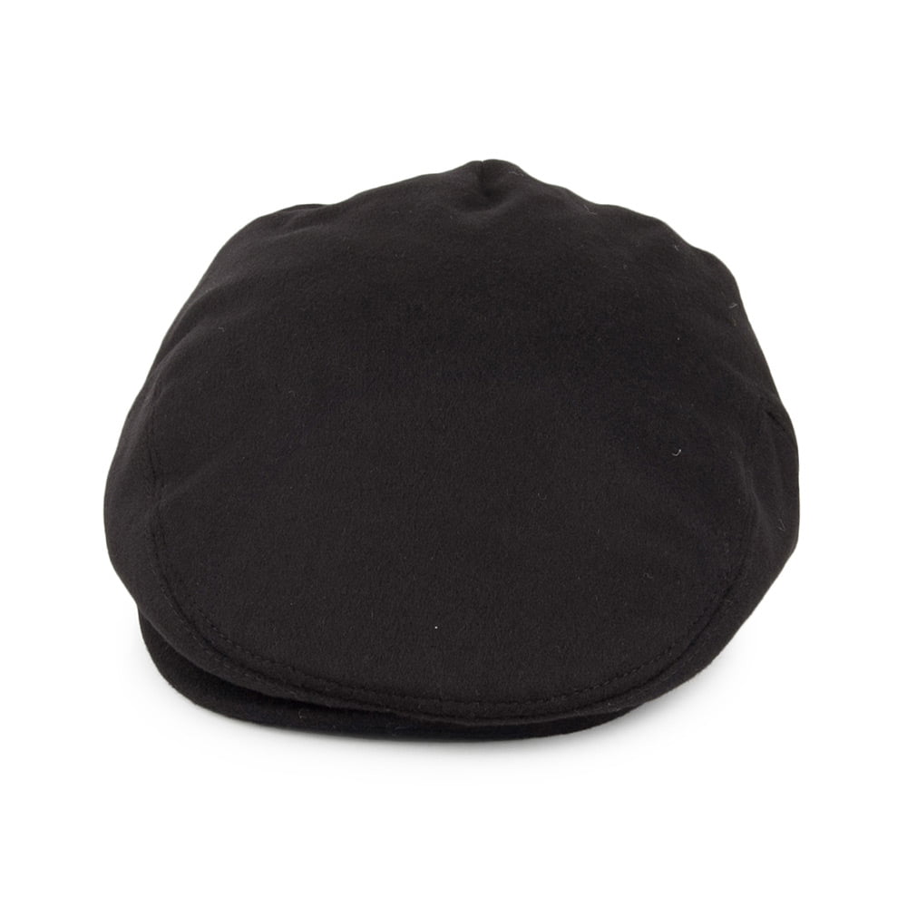 Jaxon & James Pure Wool Harlem Flat Cap Black Wholesale Pack