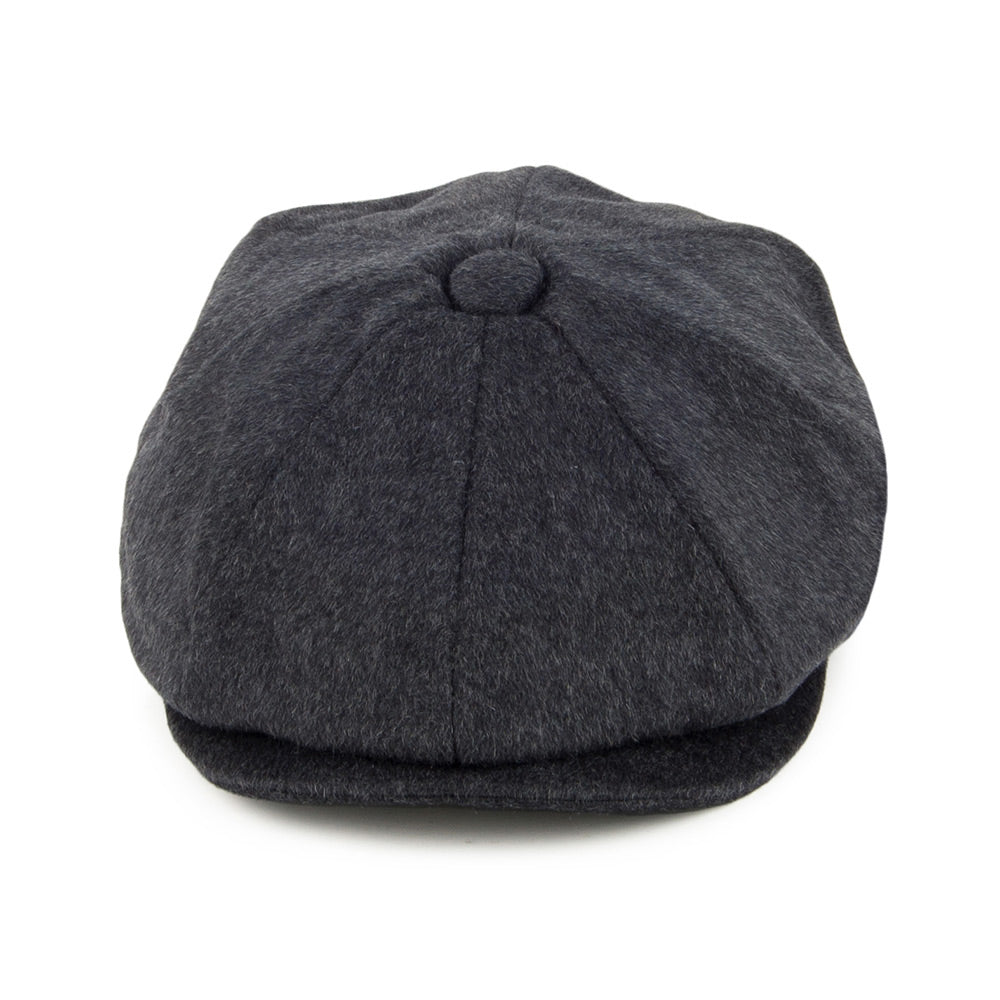 Jaxon & James Pure Wool Harlem Newsboy Cap Charcoal Wholesale Pack