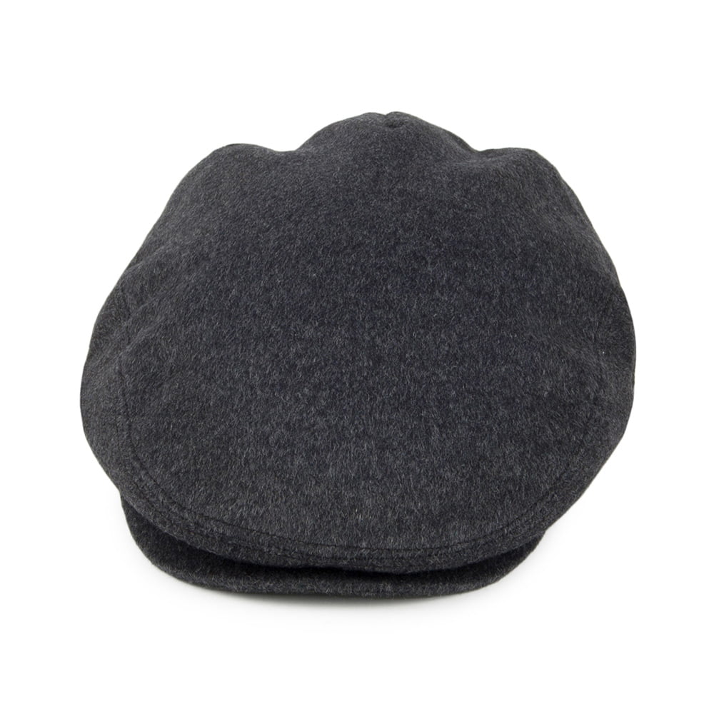 Jaxon & James Pure Wool Harlem Flat Cap Charcoal Wholesale Pack