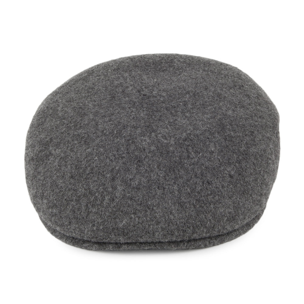 Jaxon & James Hats Classic Wool Flat Cap Charcoal Wholesale Pack