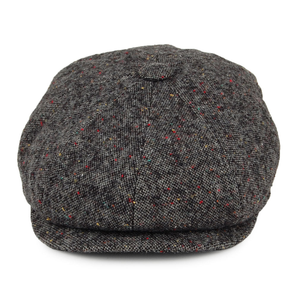 Jaxon & James Blackheath Speckled Marl Newsboy Cap Black Multi Wholesale Pack