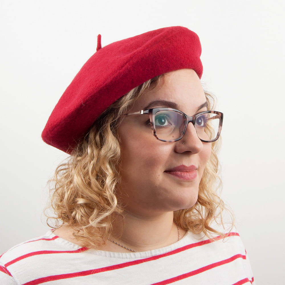 Jaxon & James Wool Beret - Red - 200 Wholesale Pack